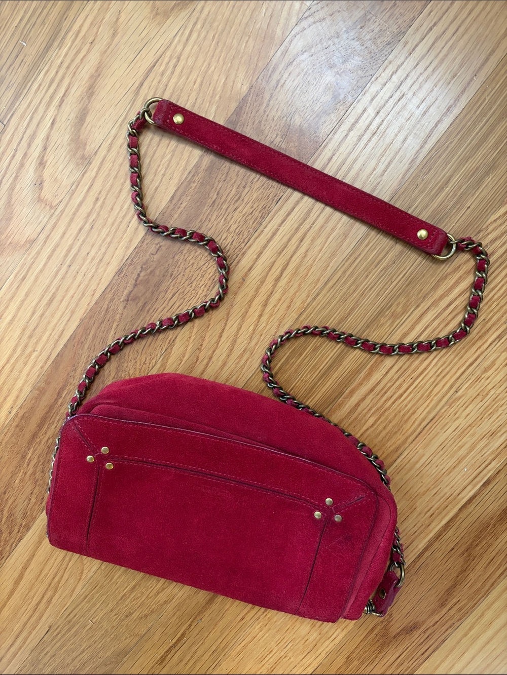 Jérôme Dreyfuss Bob Suede Crossover Bag - Picture 9 of 12